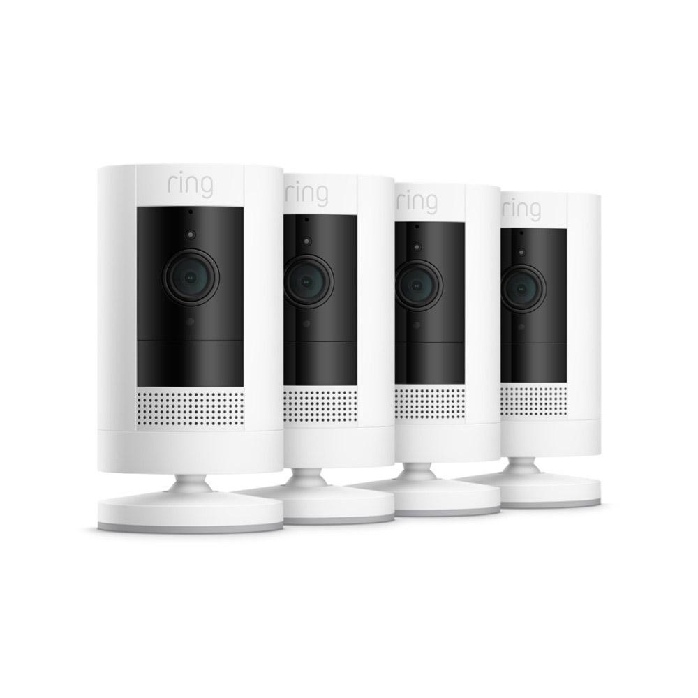 Stick Up Cam (Certified Refurbished) - Battery / 4-Pack / White