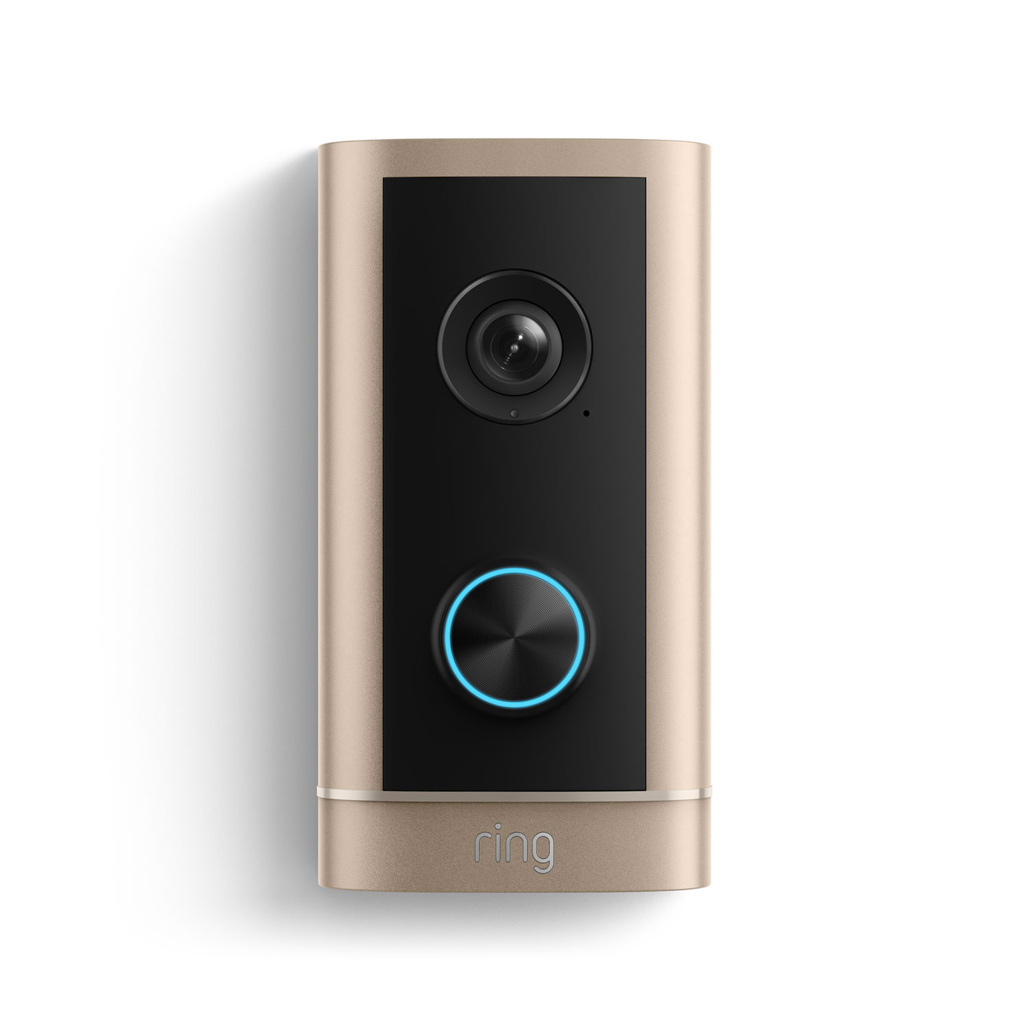 Wired Doorbell Elite (Newest Model) - Wired Doorbell Elite (2nd Gen)  in Polished Sandstone shown front-facing on a white background.