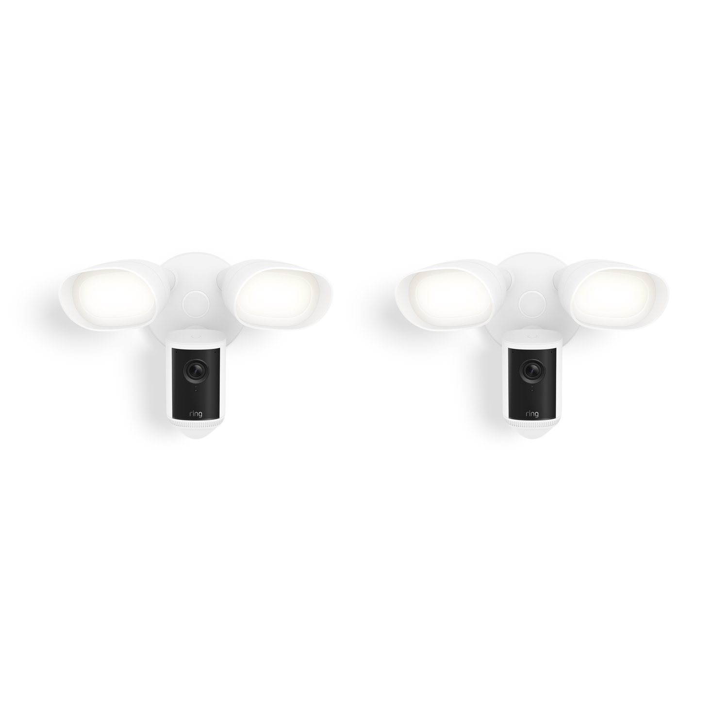 Floodlight Cam Pro (Newest Model) - Wired / White / 2-Pack