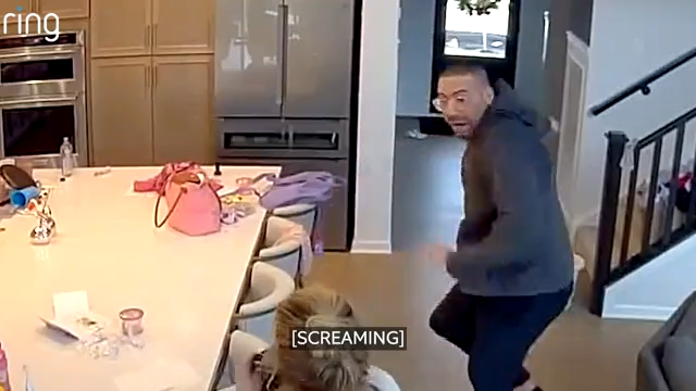The whole family teams up to prank dad and scares him 