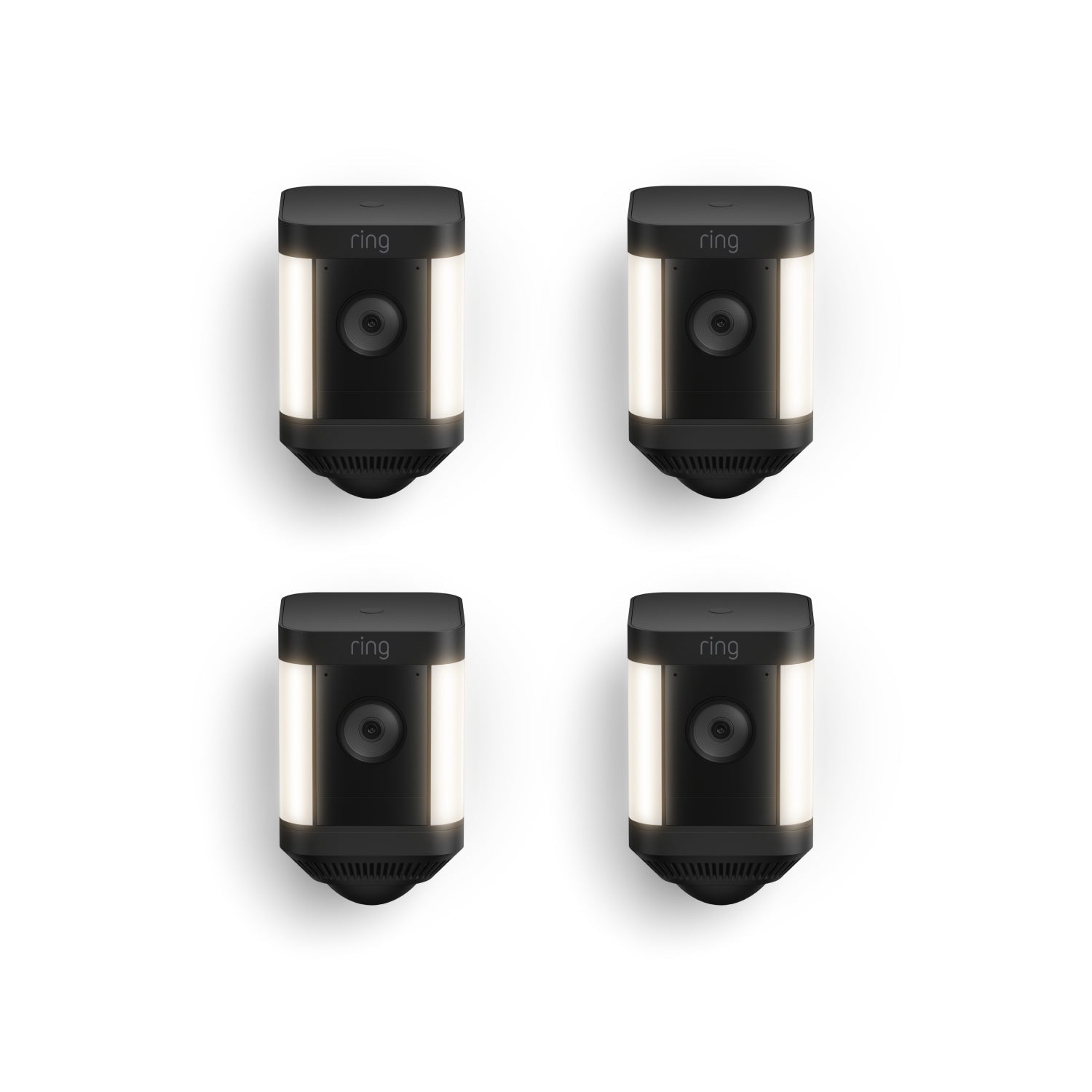 Spotlight Cam Plus - Battery / Black / 4-Pack