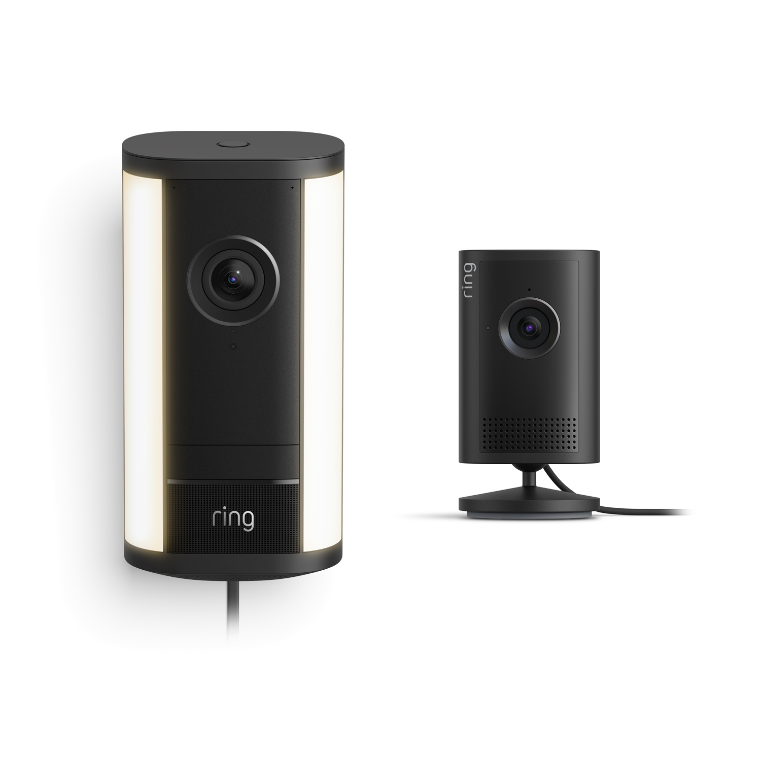 Spotlight Cam Pro, Plug-in (2nd Gen) + Indoor Cam Plus - Black