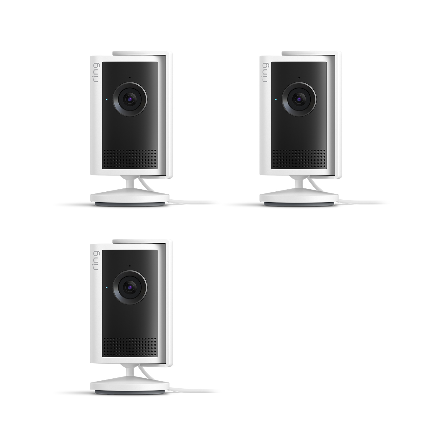 Indoor Camera Plus (Featuring Retinal 2K) - Indoor Camera Plus - Plug-In / White / 3-pack
