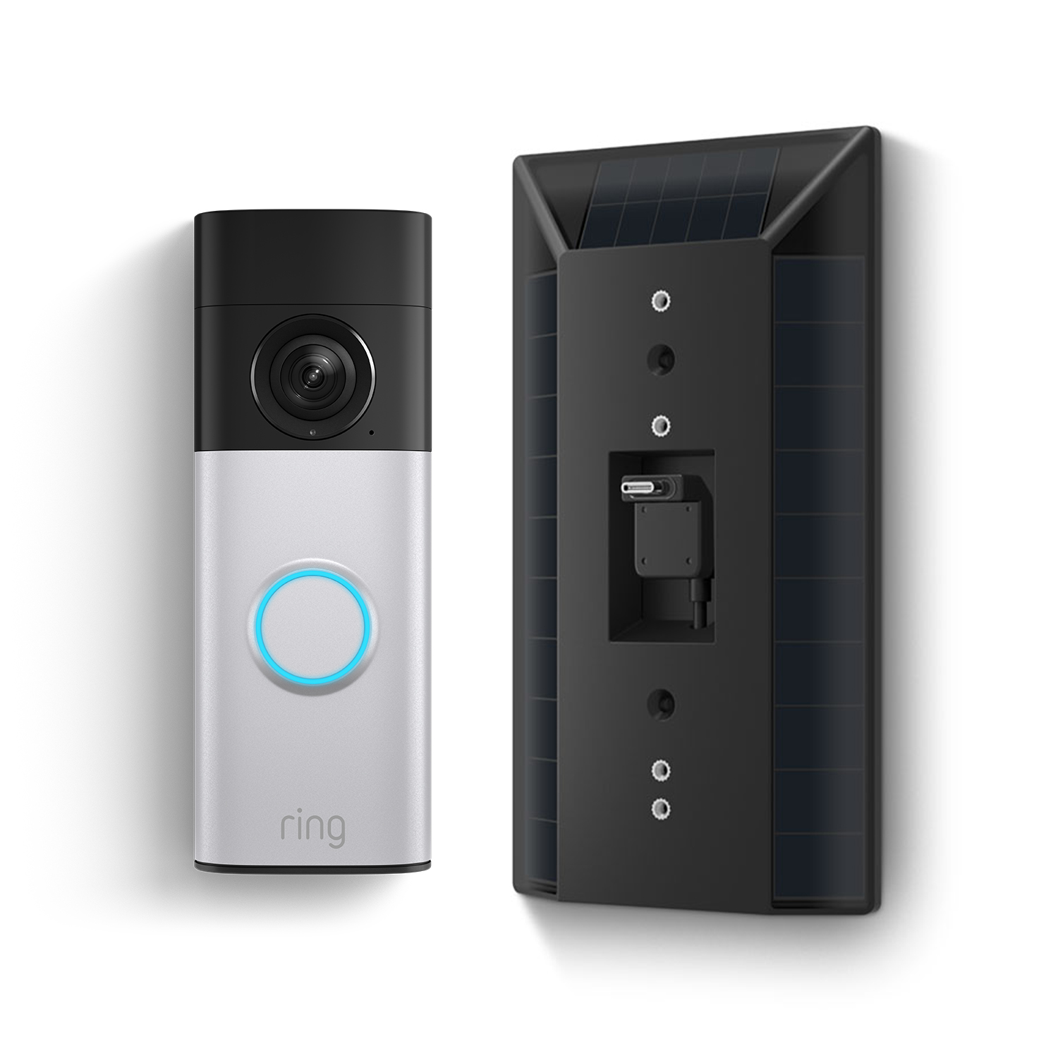 Battery Video Doorbell Plus (2nd Gen) + Doorbell Solar Charger (Featuring Retinal 2K) - Battery Video Doorbell Plus (2nd Gen) + Doorbell Solar Charger