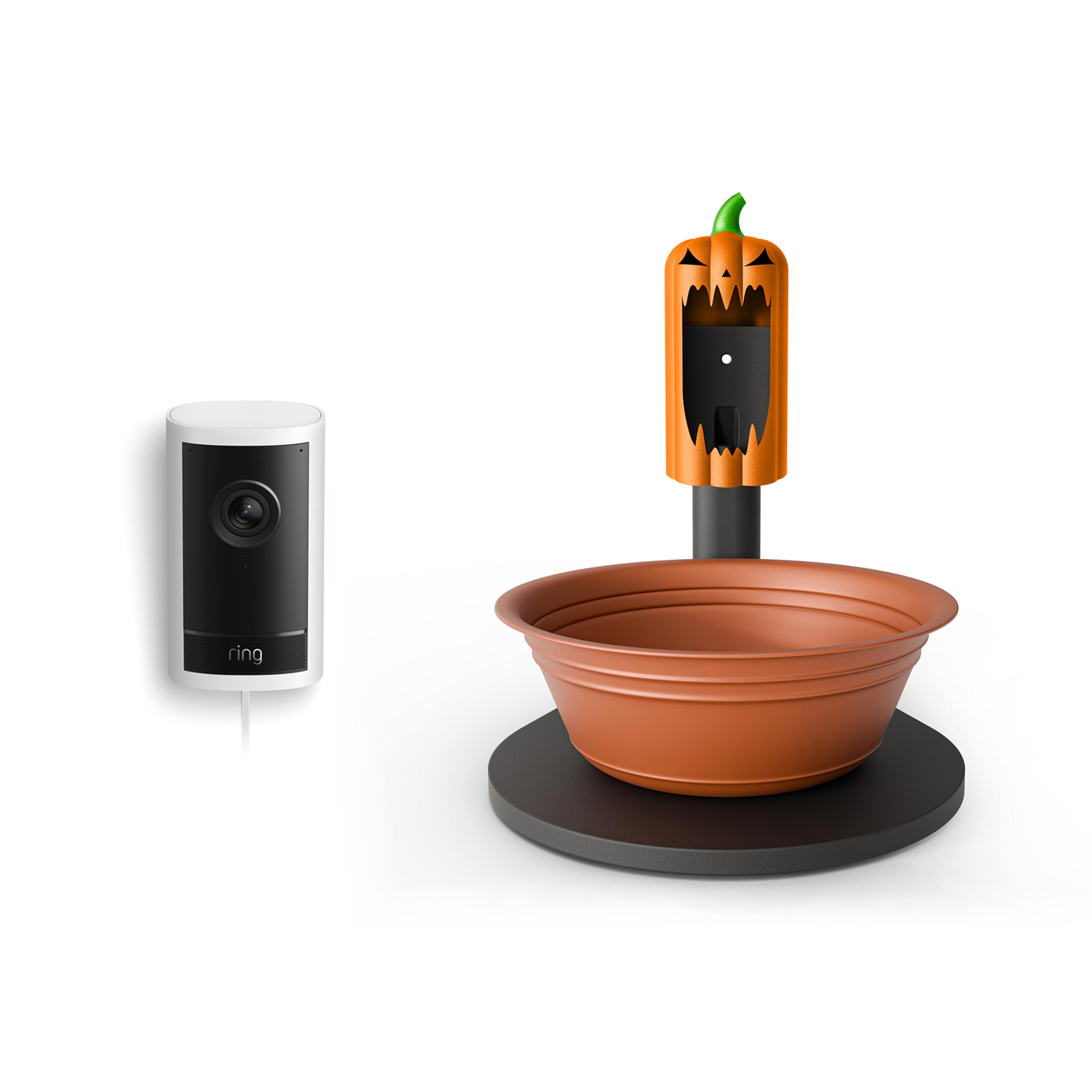 Candy Cam (Outdoor Cam Pro + Free Costume Cover) - Pumpkin + White