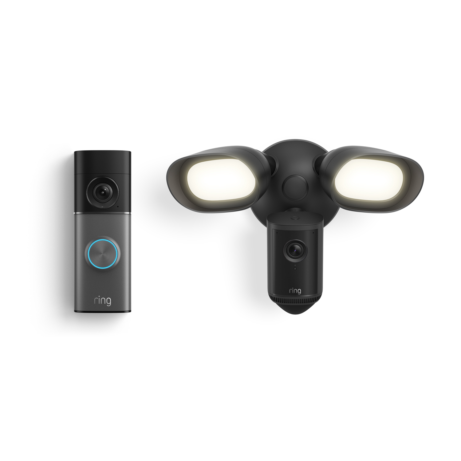 Wired Doorbell Pro (3rd Gen) + Floodlight Cam Pro (2nd Gen) - Black
