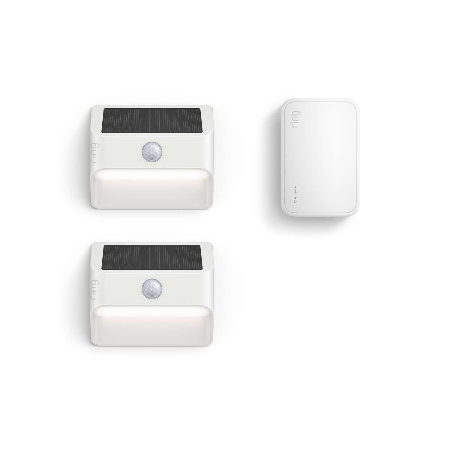 Smart Lighting 2-Pack Solar Steplight + Bridge