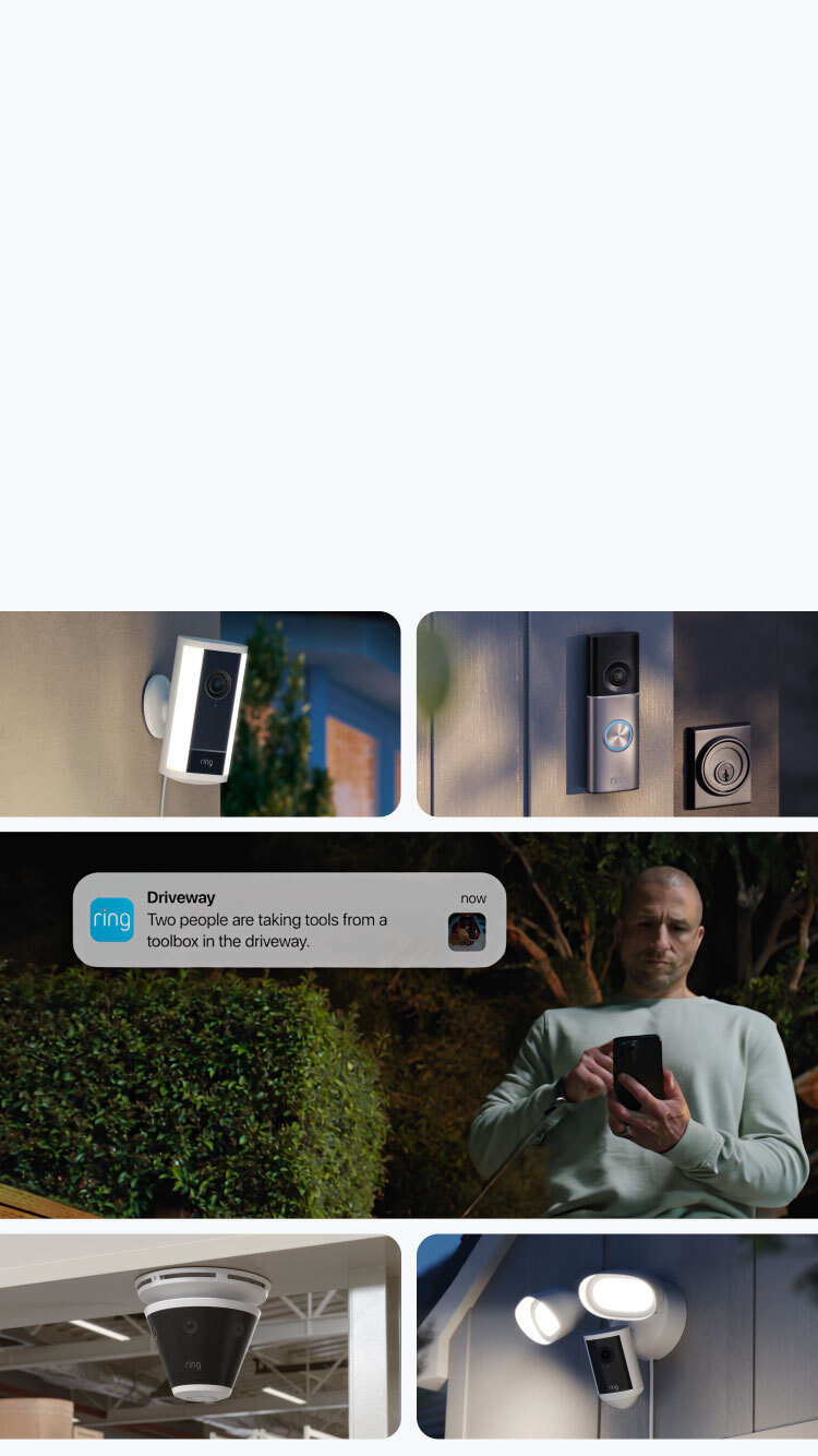 People and Ring doorbells. 