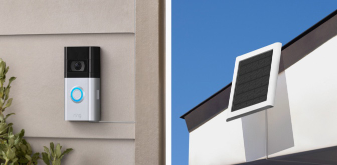 Inferieur perzik Roos Video Doorbell 4 + Solar Panel | Ring
