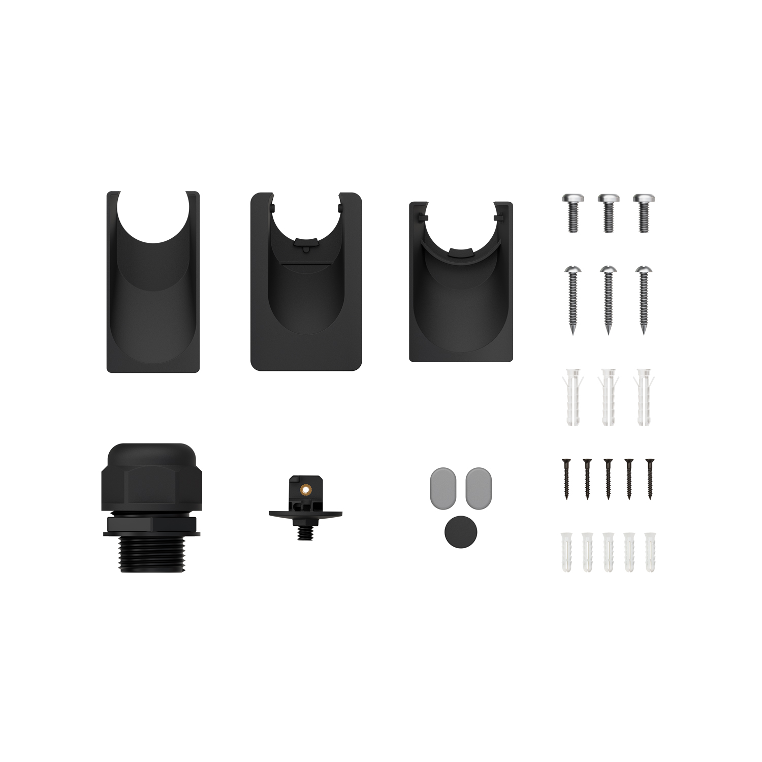 Power over Ethernet Spare Parts Kit (Outdoor Camera Plus, Outdoor Camera Pro, Spotlight Camera Pro (2nd Gen)) - Spare Parts for Outdoor Camera Plus, Outdoor Camera Pro, and Spotlight Camera Pro (2nd Gen) PoE  - Black