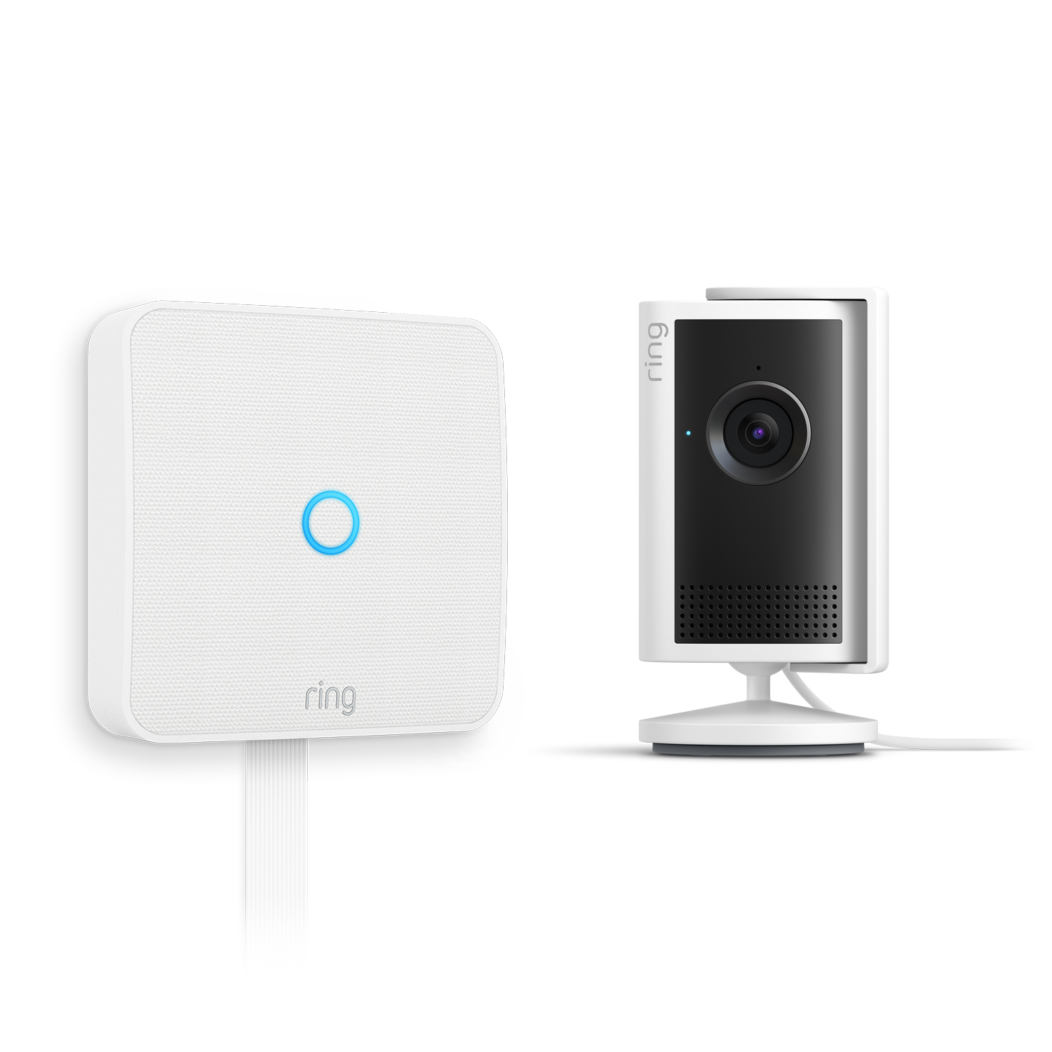 White:Ring Intercom + Indoor Camera Plus