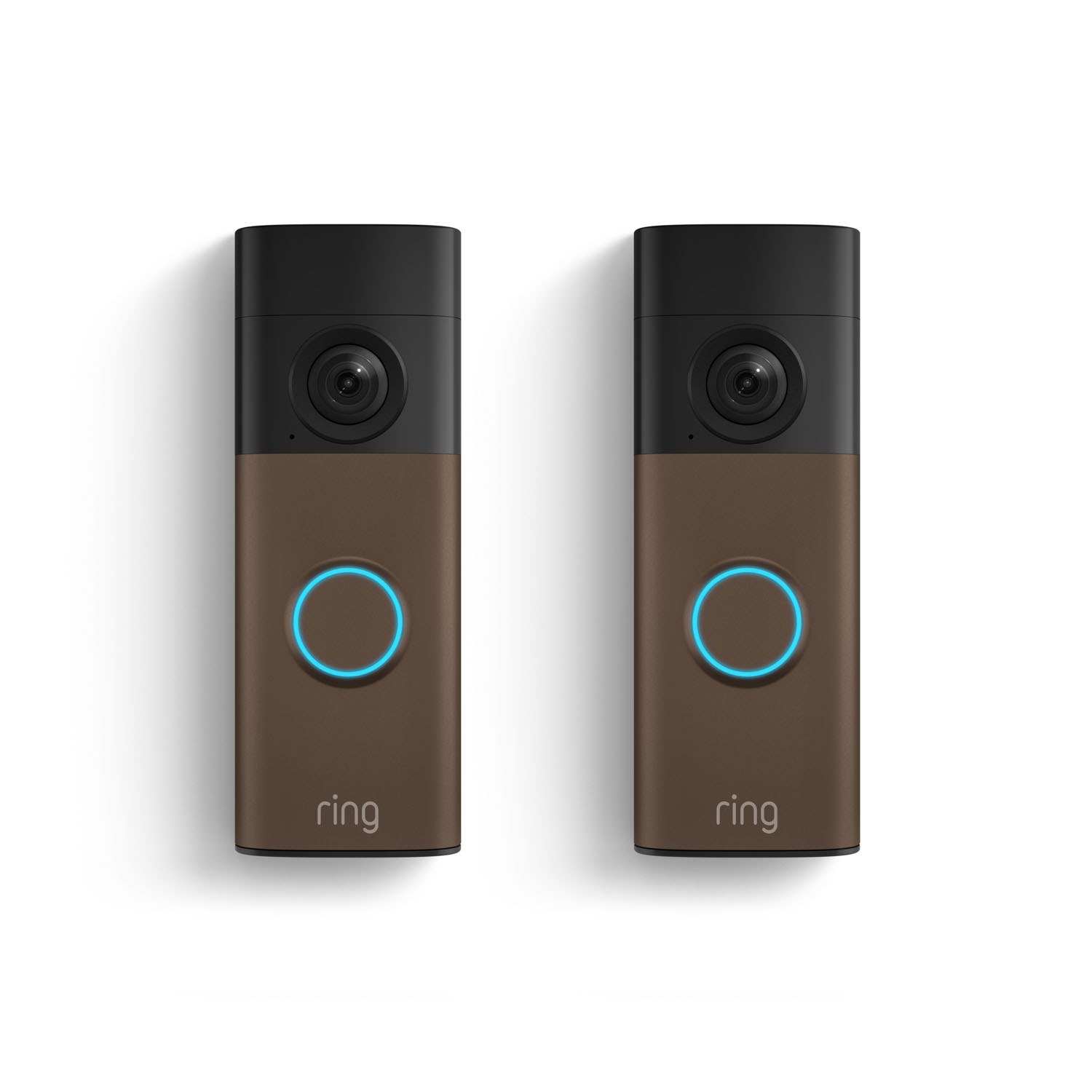 2-Pack Battery Doorbell (Newest Model) - 2-Pack Battery Doorbell (2nd Gen) in the color Matte Mocha.