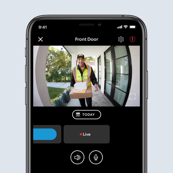 Video Doorbells - Live View - Slider Card