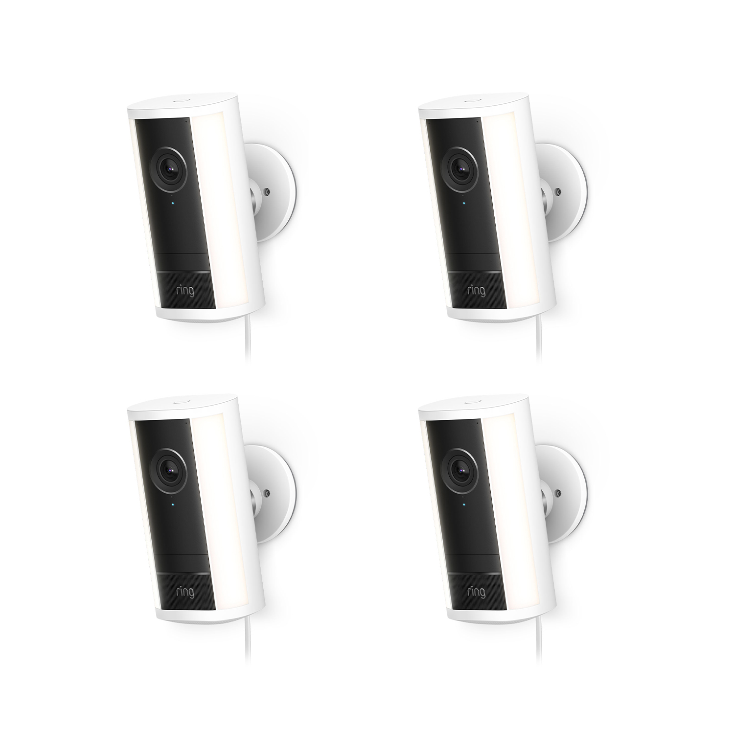 Spotlight Camera Pro (2nd Gen) (Featuring Retinal 4K) - ANZ - Spotlight Cam Pro (2nd Gen) - Plug-In / White / 4-pack