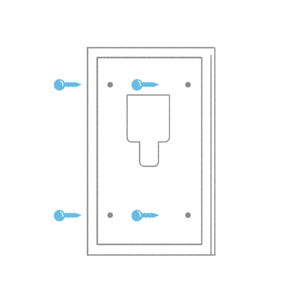 Install the revamped mounting bracket