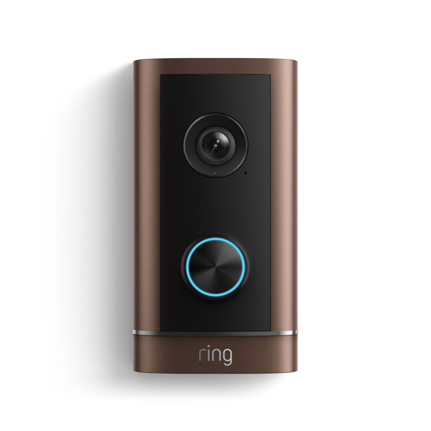Wired Doorbell Elite (Newest Model) - Wired Doorbell Elite (2nd Gen)  in Polished Mocha shown front-facing on a white background.