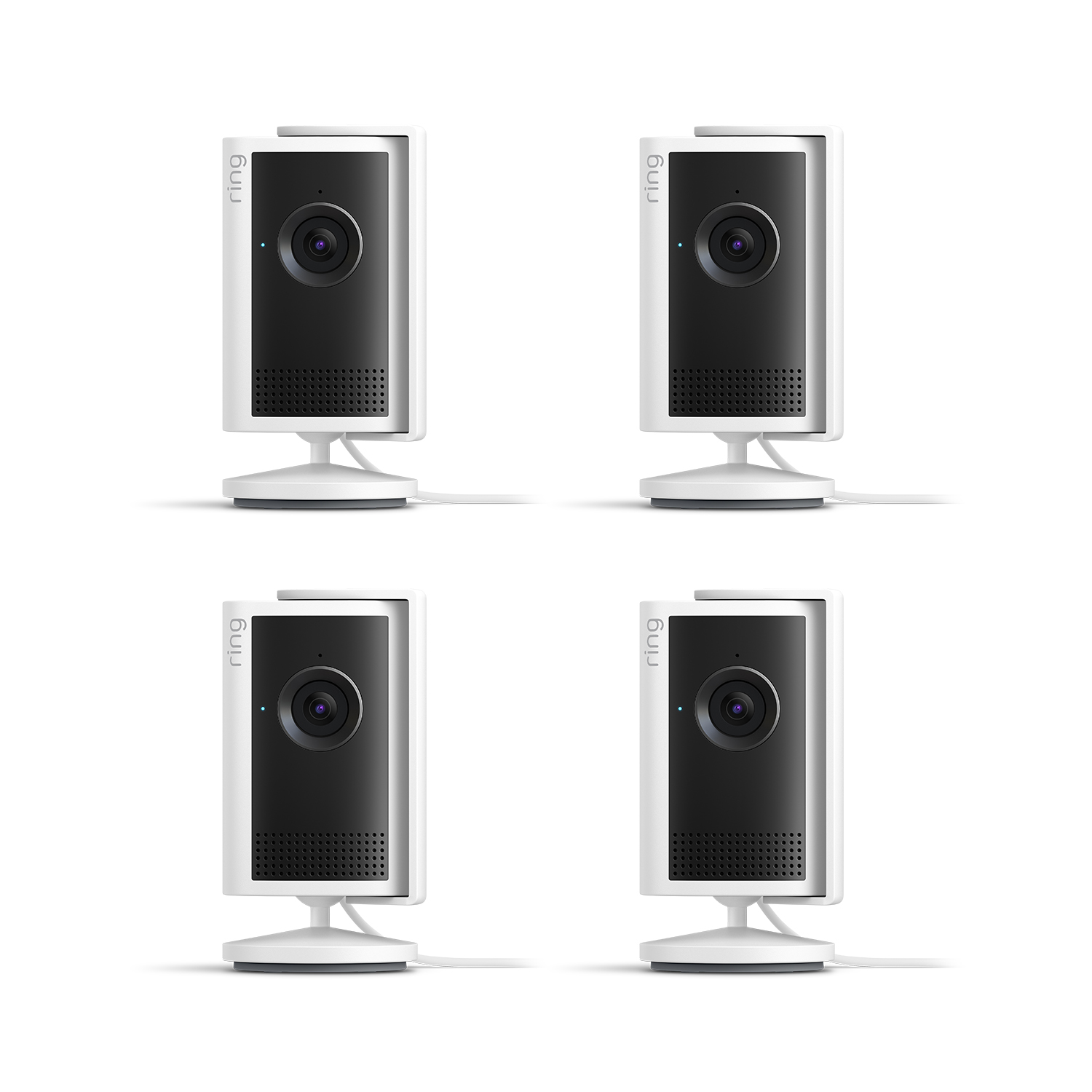 Indoor Camera Plus (Featuring Retinal 2K) - Indoor Camera Plus - Plug-In / White / 4-pack