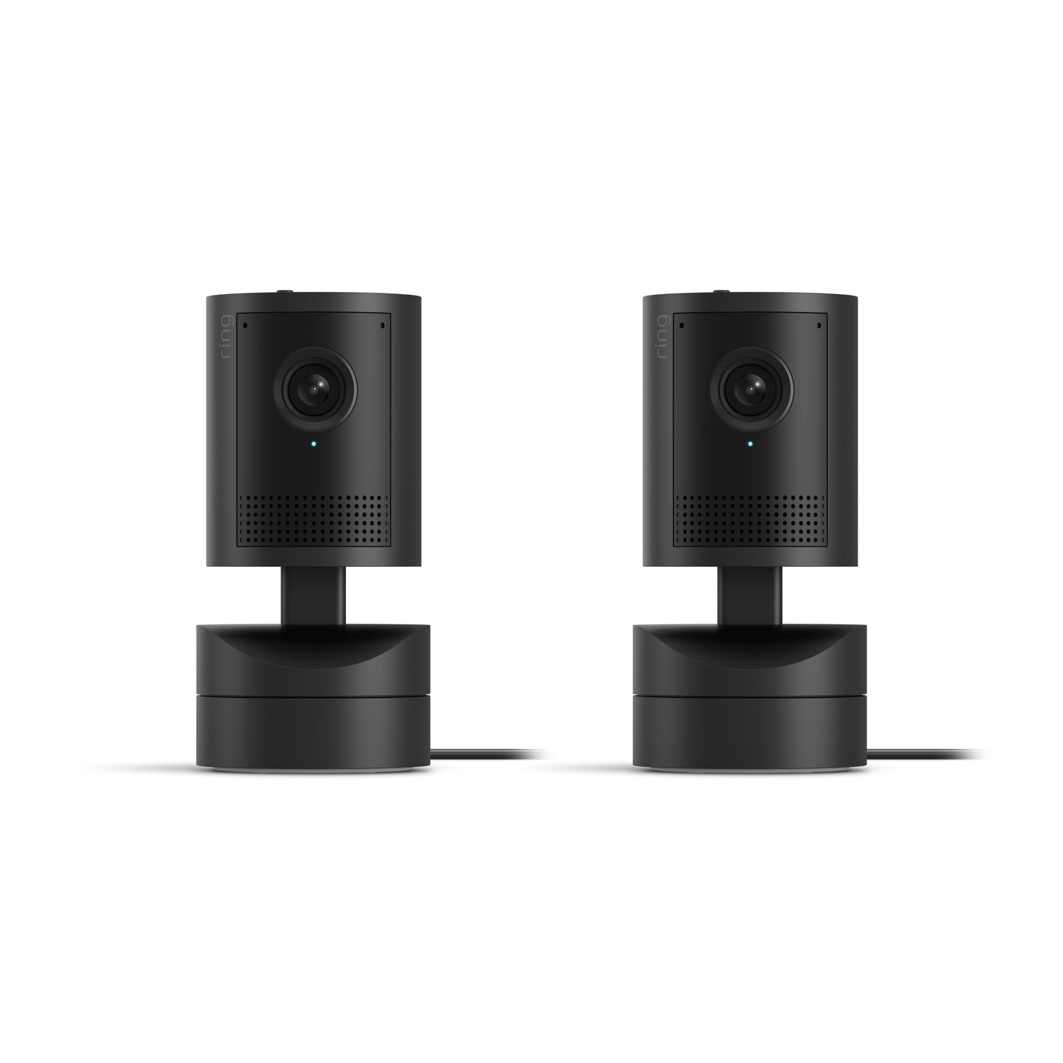 Pan-Tilt Indoor Cam 2K - Black / 2-pack / Plug-In