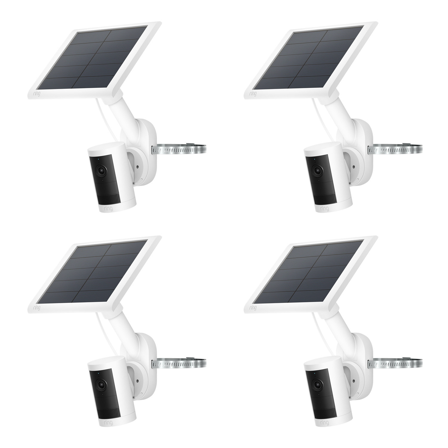 Outdoor Camera Solar Kit - Solar / White / 4-Pack