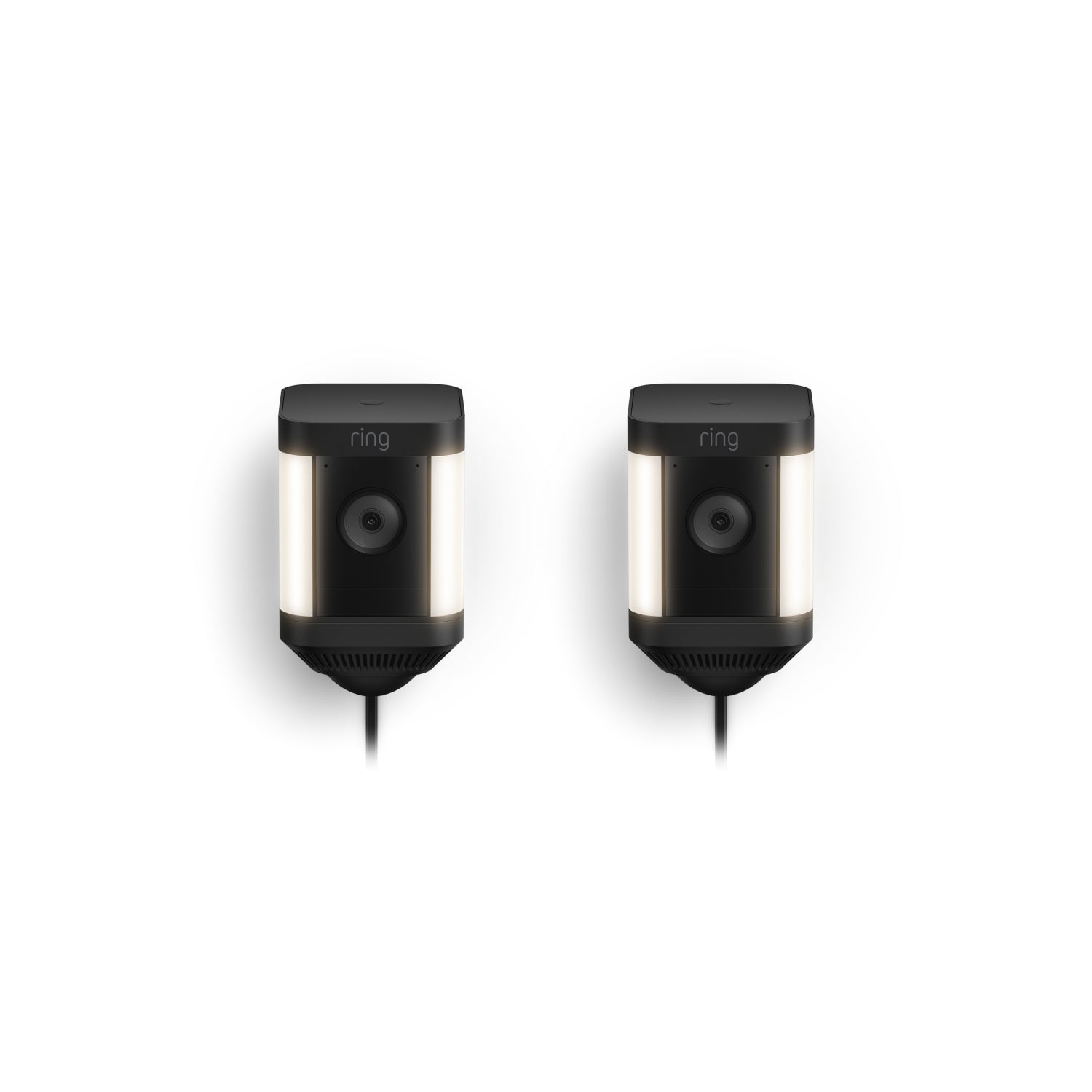 Spotlight Cam Plus - Plug-In / Black / 2-Pack