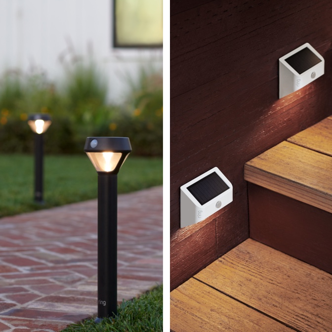 ring outdoor solar lights