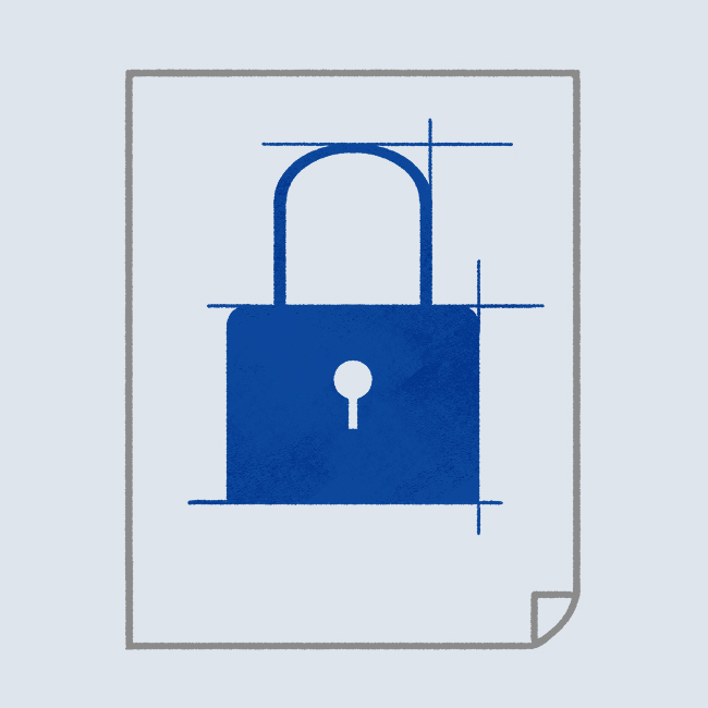 Image of a security lock.