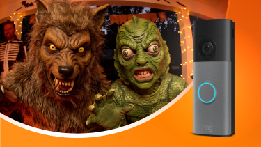Ring Halloween Sale hero — up to 50% off home security