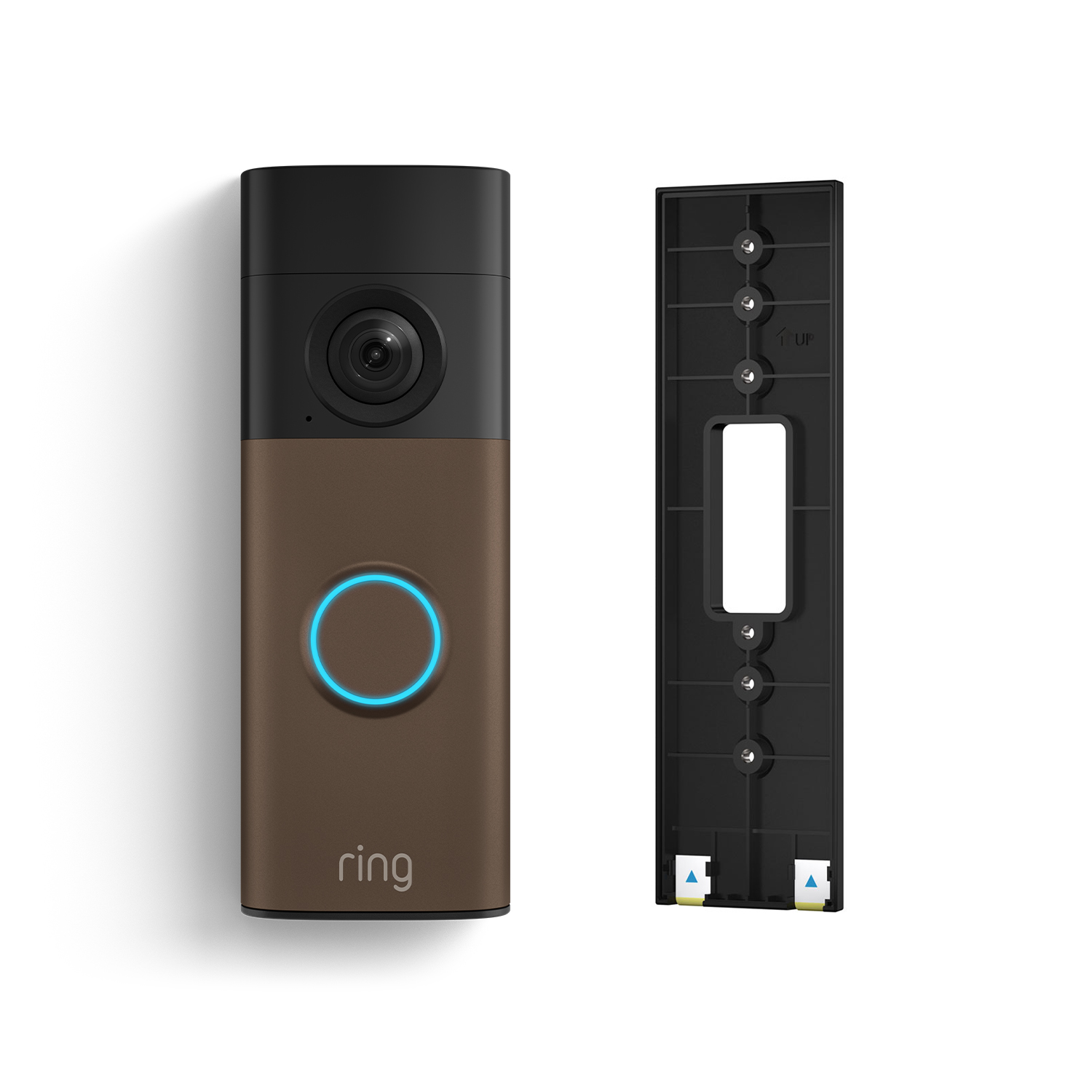  Battery Video Doorbell (2nd Gen) + No Drill Mount (Featuring Retinal 2K) - Battery Video Doorbell (2nd Gen) + no drill mount - mocha
