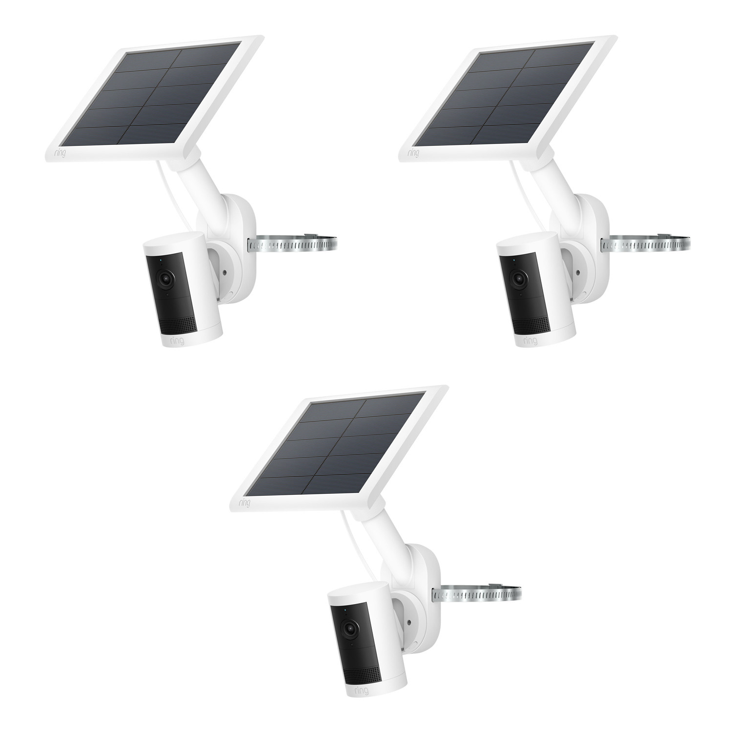 Outdoor Camera Solar Kit - Solar / White / 3-Pack