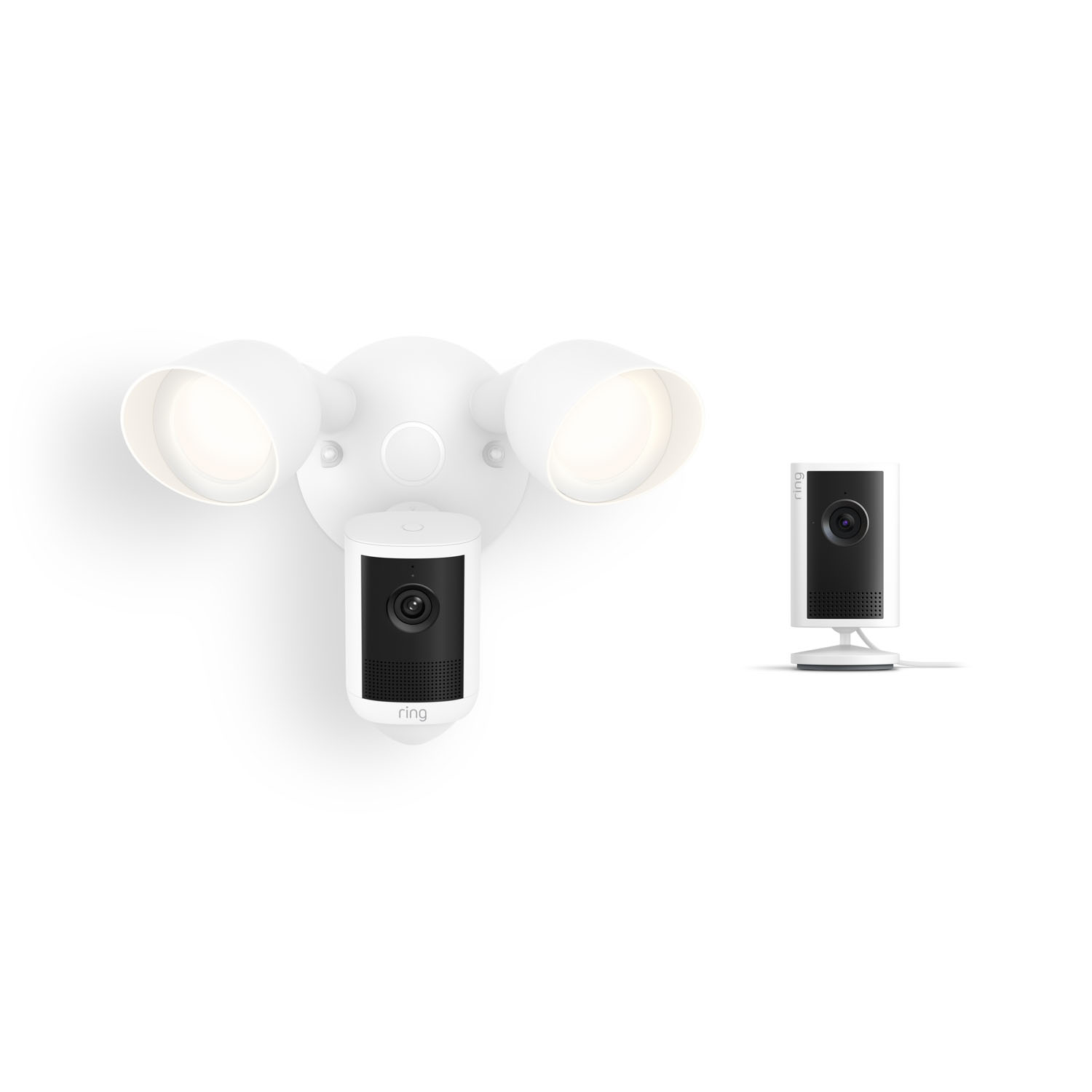 Floodlight Cam, Wired (Newest Model) + Indoor Cam Plus - Floodlight Cam, Wired (Newest Model) + Indoor Cam Plus