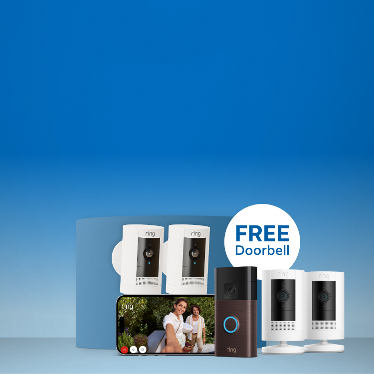 Buy any Ring 4-Pack Camera and get a FREE Battery Video Doorbell (Venetian Bronze). Add a 4-Pack Camera to your cart — your free gift will be added automatically after checkout. Offer ends 19/08/2026, 11:59 PM AEST.