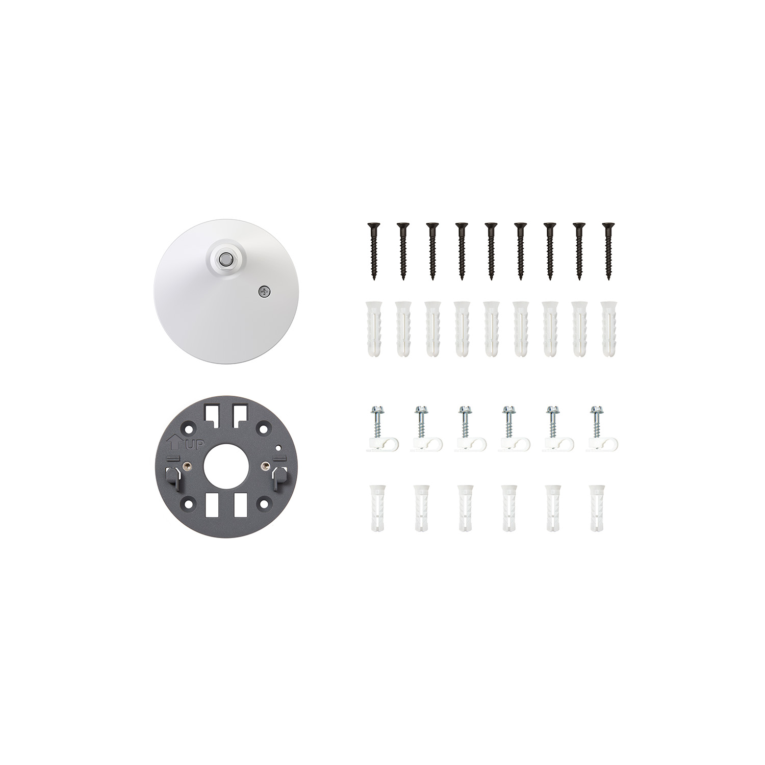 Spare Parts Kit (for (Outdoor Cam (2nd Gen), Plug-In)) - Spare Parts Kit for Outdoor Cam (2nd Gen) Plug-In in the color White.
