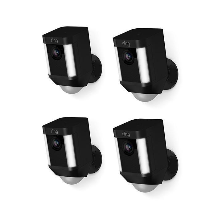 Spotlight Cam (Certified Refurbished) - Battery / 4-Pack / Black