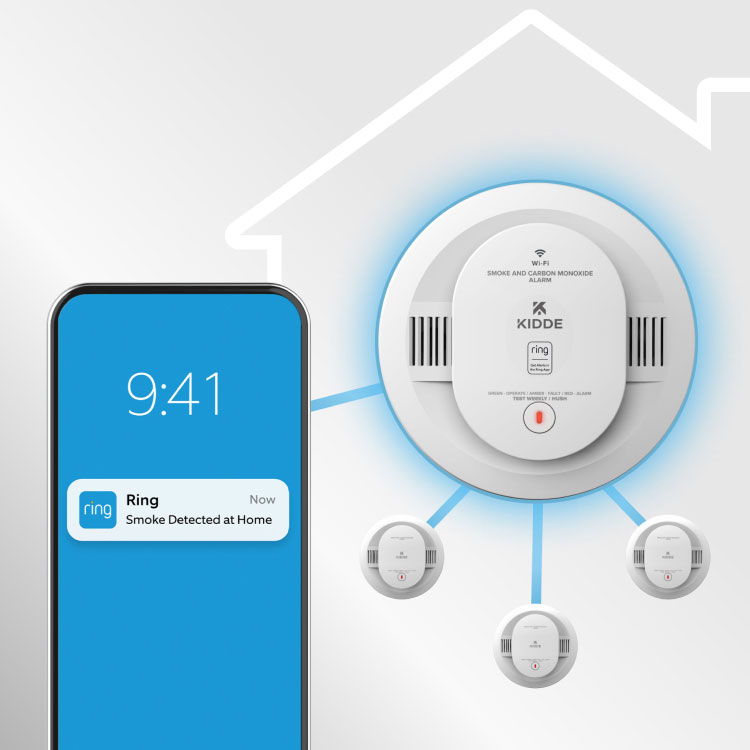 Kidde Smart Smoke Alarm - Makes your existing Kidde alarms smart, too