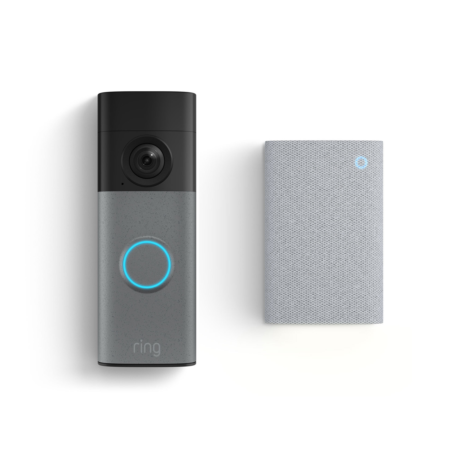  Battery Video Doorbell (2nd Gen) + Chime Plus (Featuring Retinal 2K) - Battery / Speckle Gray / 1-Pack