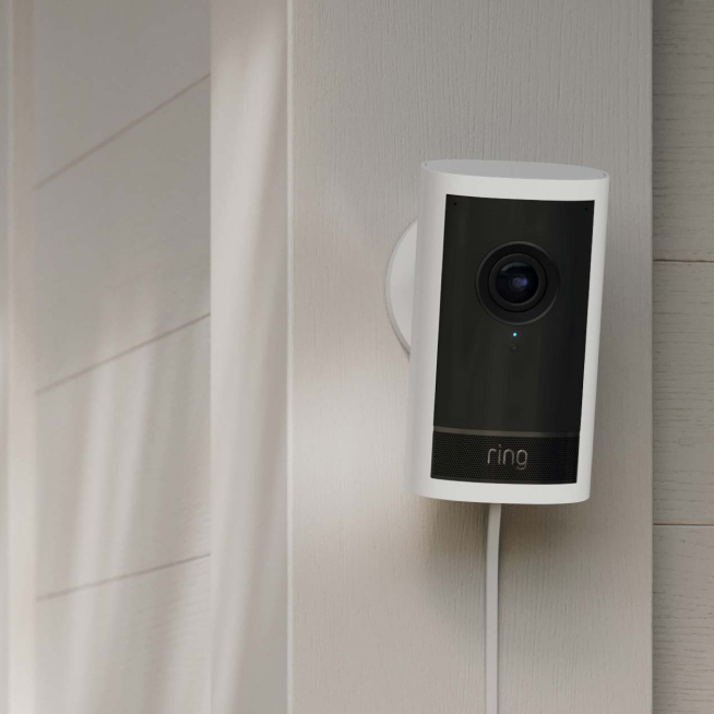 Video showing various features available on Ring Outdoor Cam Pro.