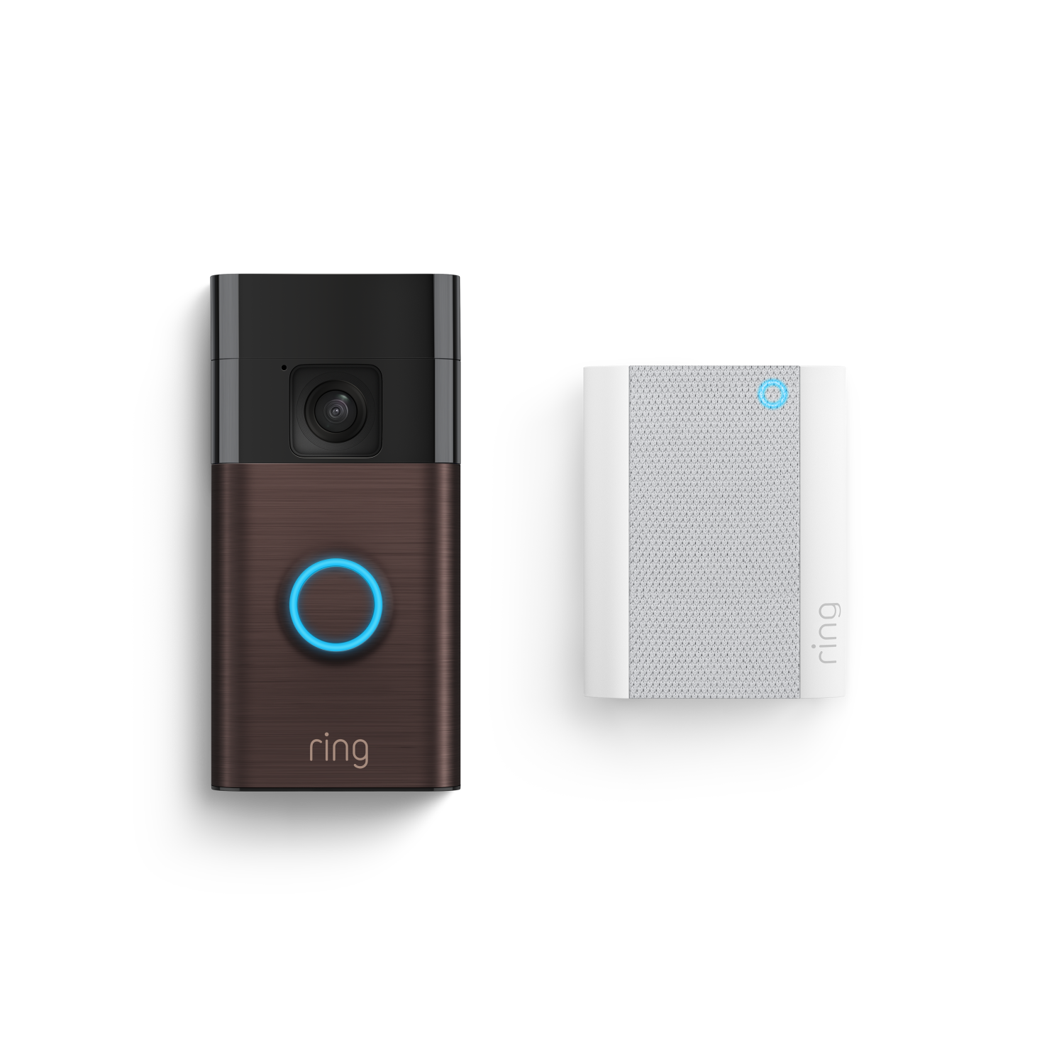 Battery Video Doorbell + Chime - Venetian Bronze