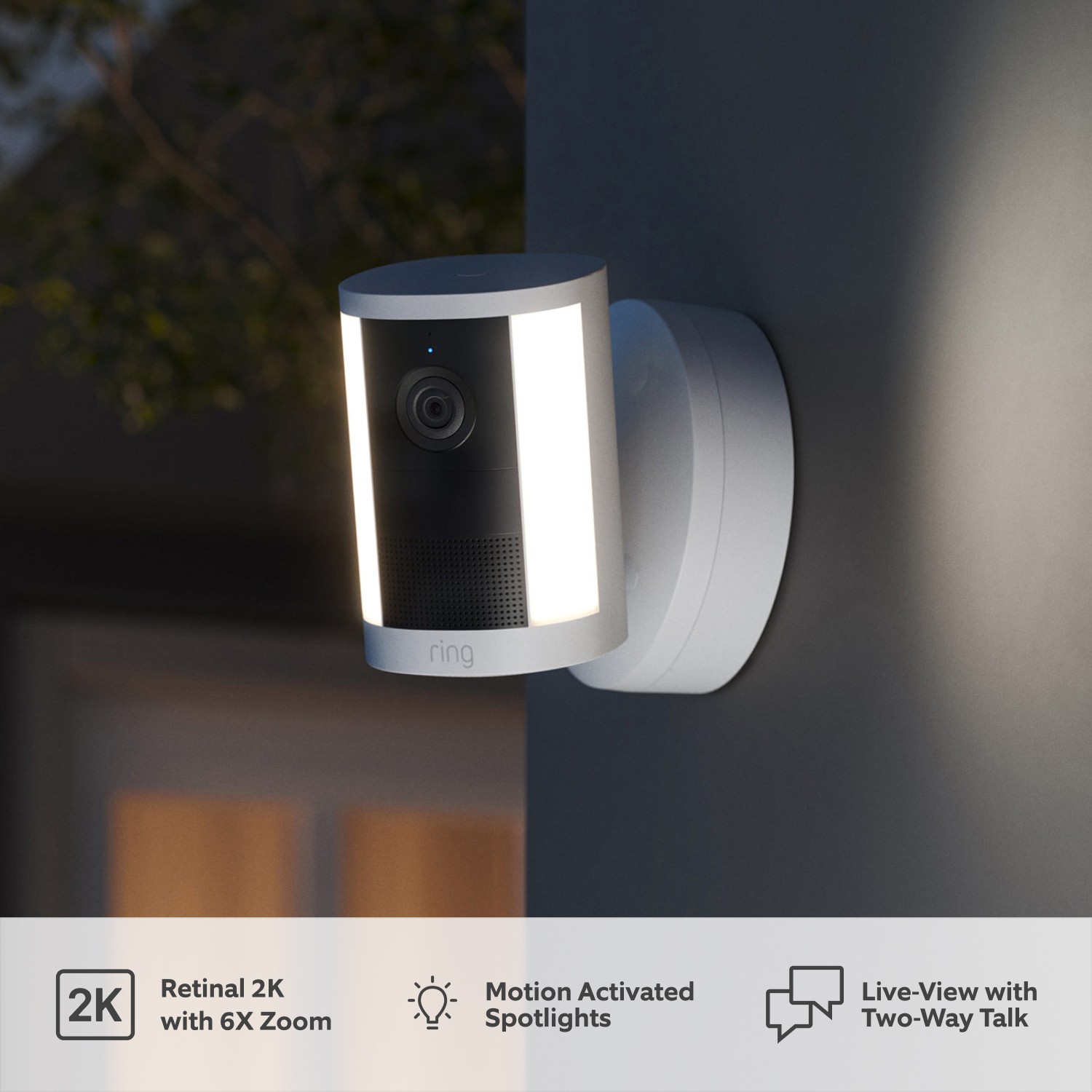 Spotlight Camera (2nd Gen)(Featuring Retinal 2K) - Wired: Spotlight Camera (2nd Gen) Wired and features