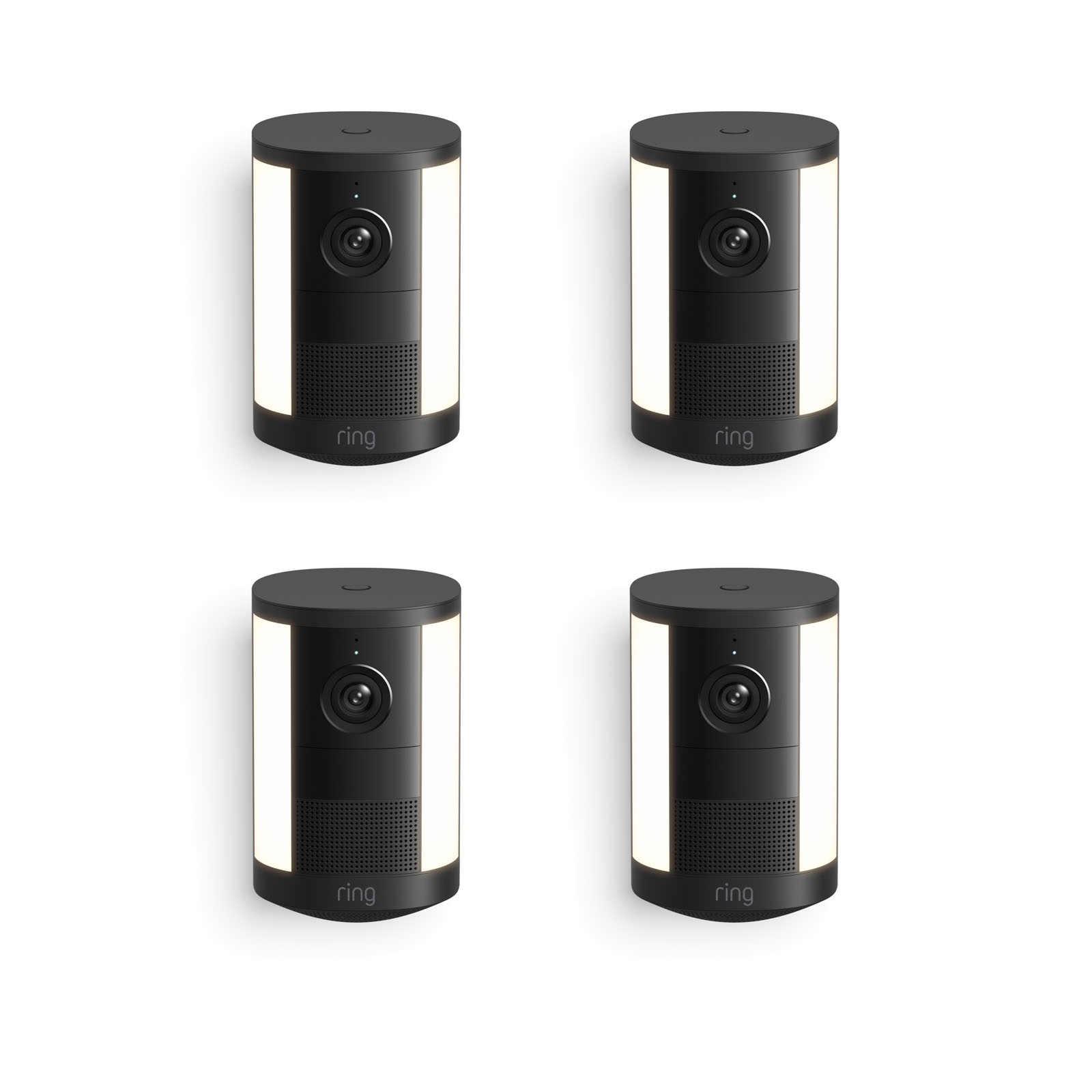 Spotlight Camera (2nd Gen)(Featuring Retinal 2K) - Battery / Black / 4-Pack