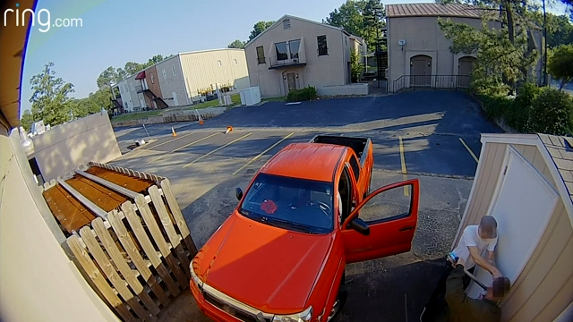 The Ring Spotlight Cam deters an attempted break-in