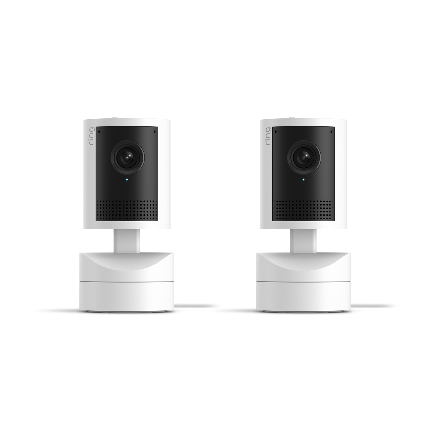 Pan-Tilt Indoor Cam 2K - White / 2-pack / Plug-In