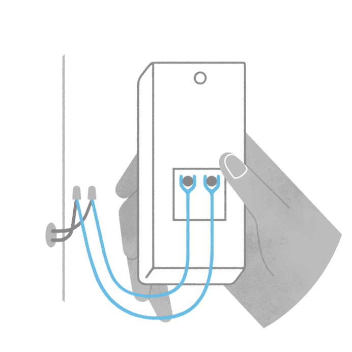 DIY wired installation 2 - Doorbell Pro