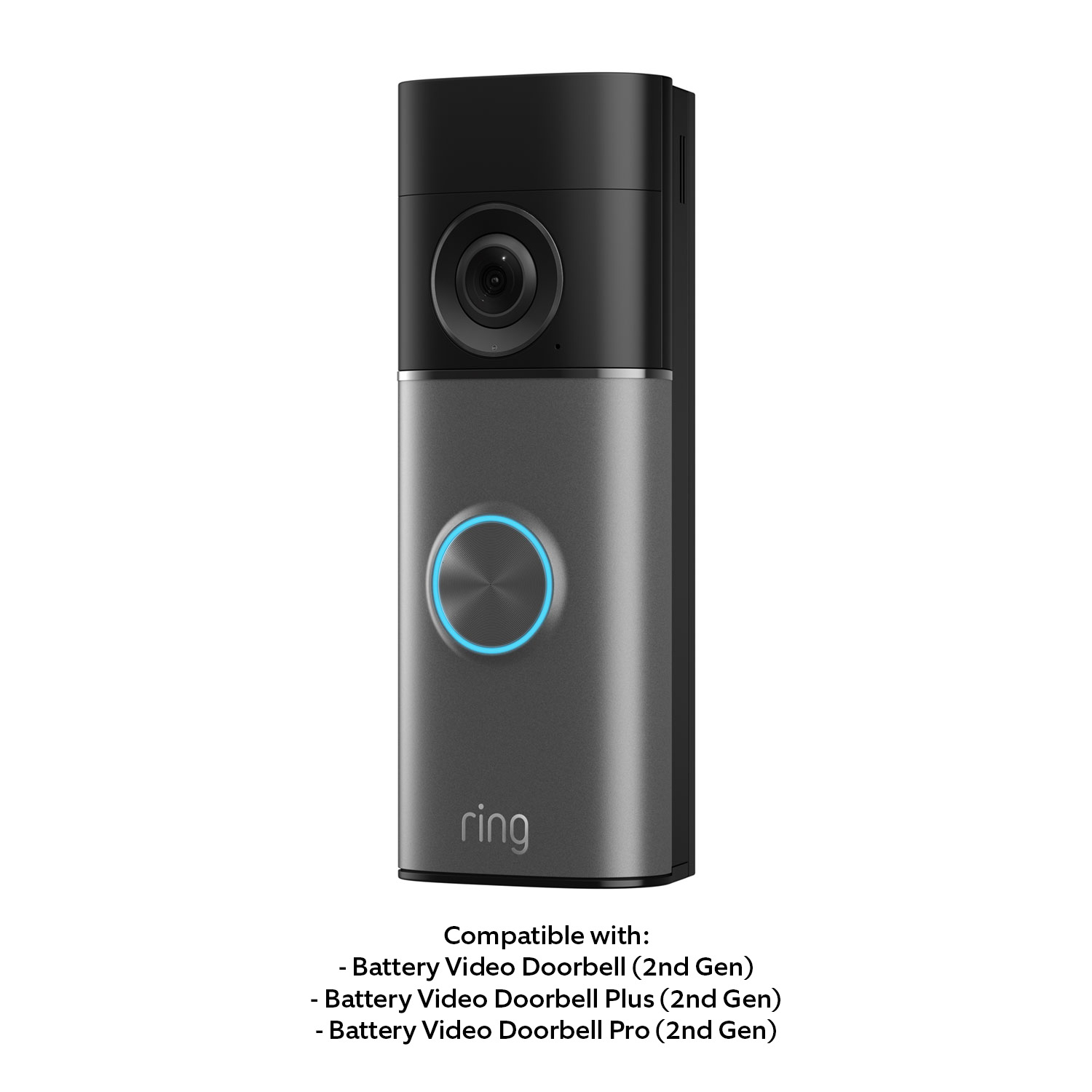 No-Drill Mount (Battery Video Doorbell (2nd Gen), Battery Video Doorbell Plus (2nd Gen), Battery Video Doorbell Pro (2nd Gen)) - No Drill Mount for New Battery Doorbells