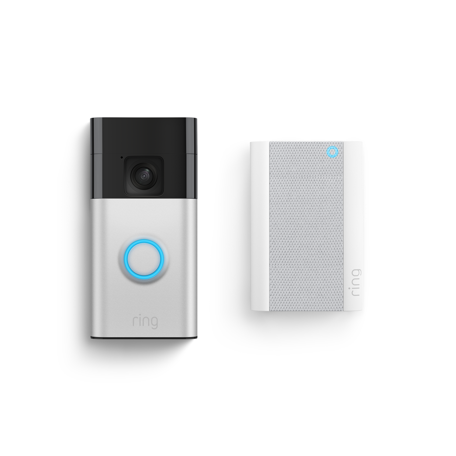 Battery Video Doorbell + Chime Pro - Satin Nickel