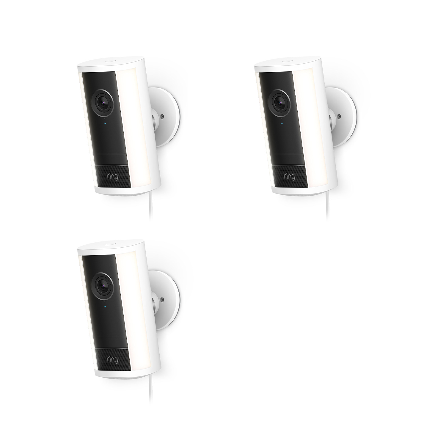 Spotlight Camera Pro (2nd Gen) (Featuring Retinal 4K) - ANZ - Spotlight Cam Pro (2nd Gen) - Plug-In / White / 3-pack