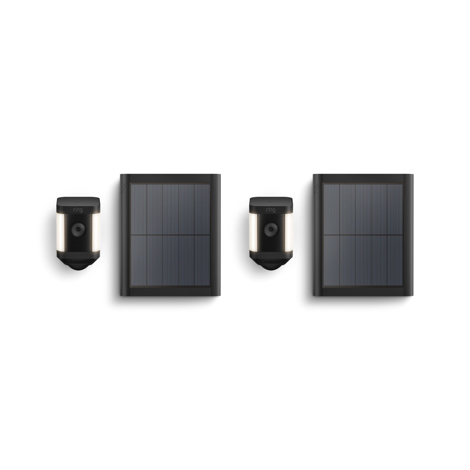 Spotlight Cam Plus - Solar / Black / 2-Pack