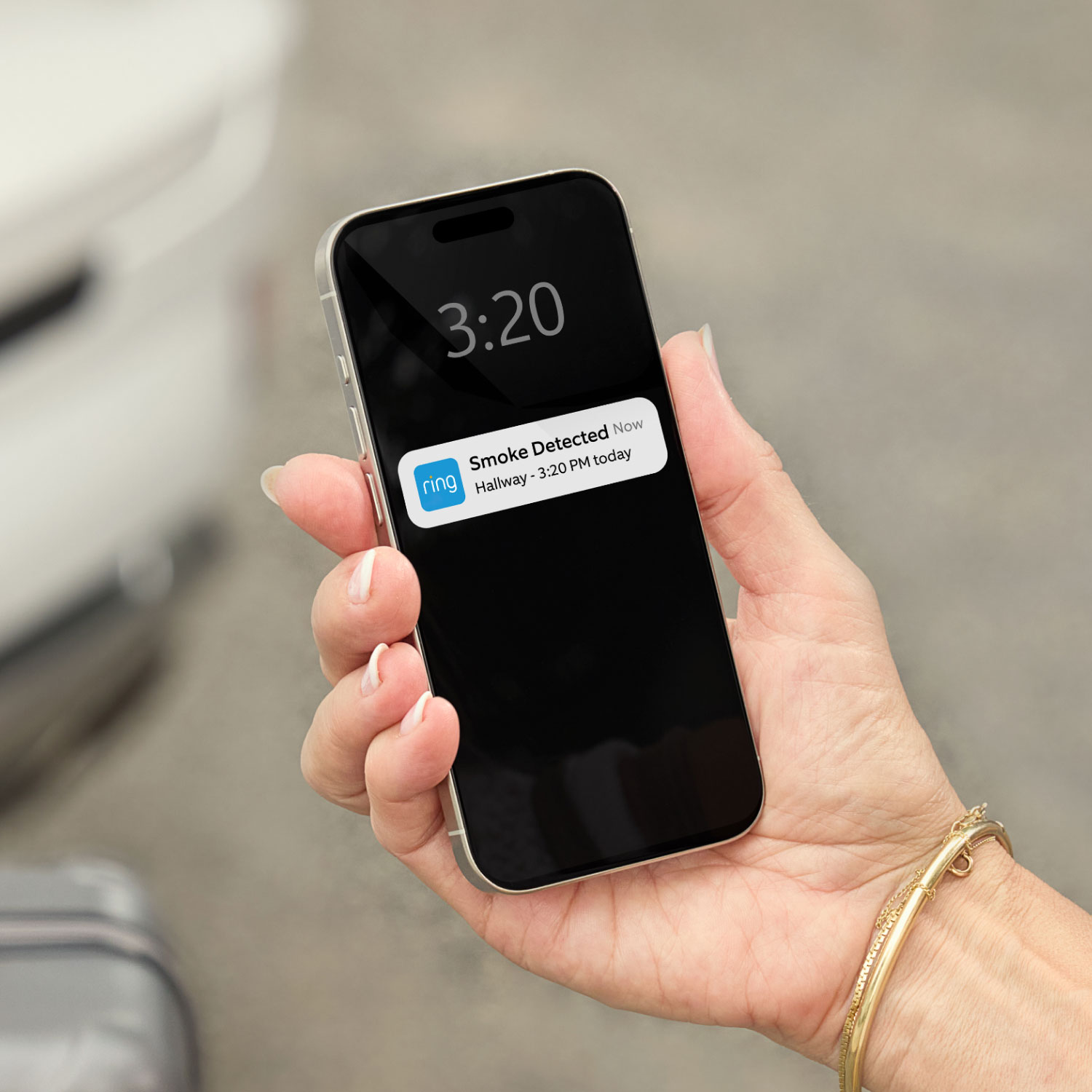 Kidde Smart Smoke Alarm - KIDDE Smart Smoke Alarm sending notification alerts to smart phone.