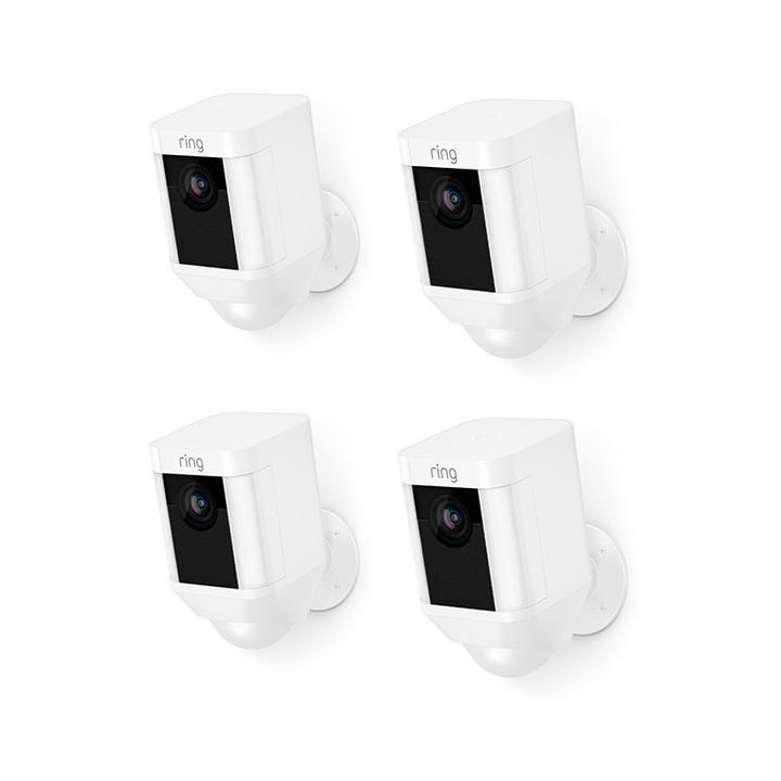 Spotlight Cam (Certified Refurbished) - Battery / 4-Pack / White