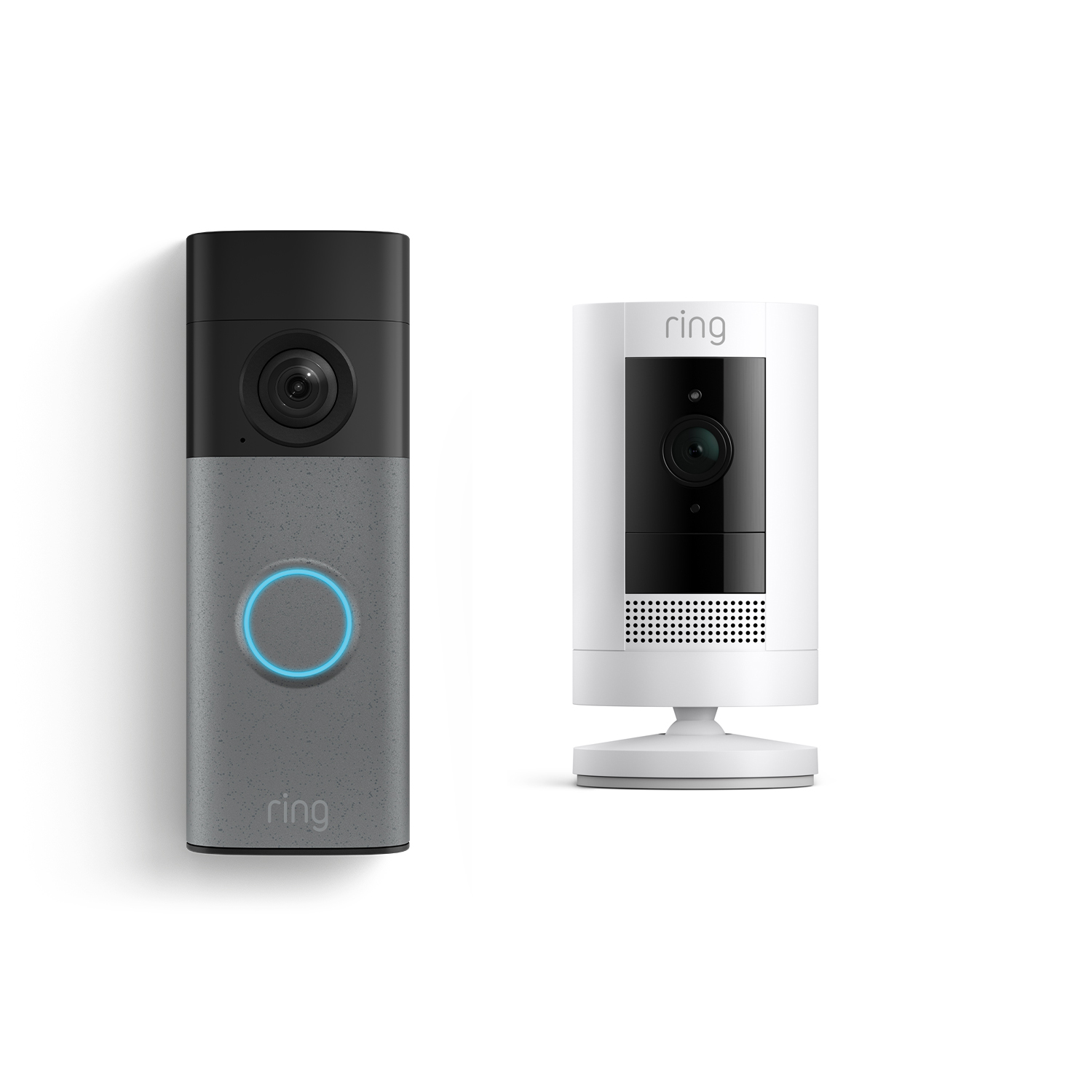 Battery Video Doorbell (2nd Gen) + Outdoor Camera Battery (Featuring Retinal 2K) - Battery / Speckled Gray / 1-Pack