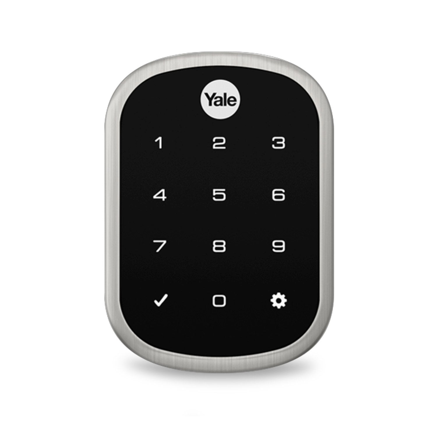 Yale Real Living Assure Lock SL With Z-Wave Plus (for Works with Ring Alarm Security System) - Yale Real Living Assure Lock SL With Z-Wave Plus with satin nickel finish.